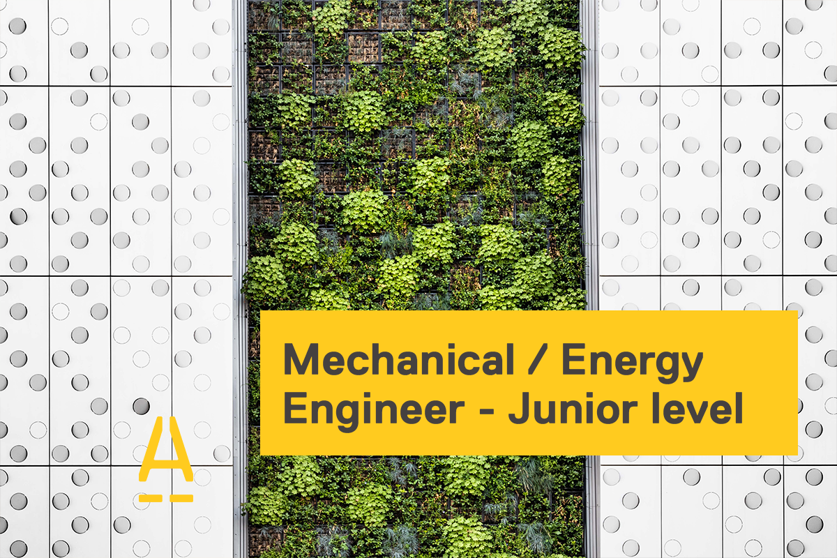 Mechanical or Energy Engineer / Environmental Sustainable Design (ESD) Consultant – Junior level