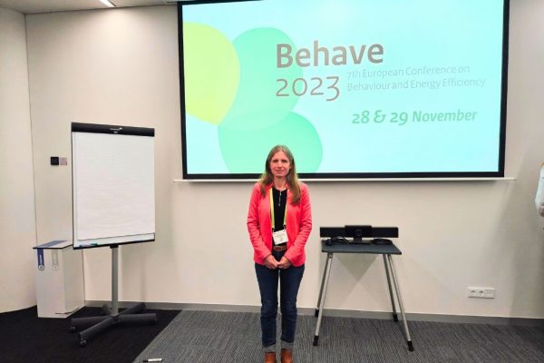 Dr. Adrienn Gelesz PhD at BEHAVE 2023 Conference