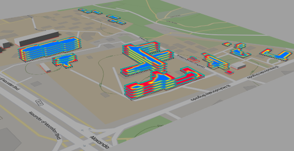 Solar analysis of the site © ABUD